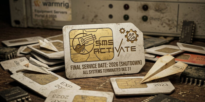 SMS-Activate Shuts Down