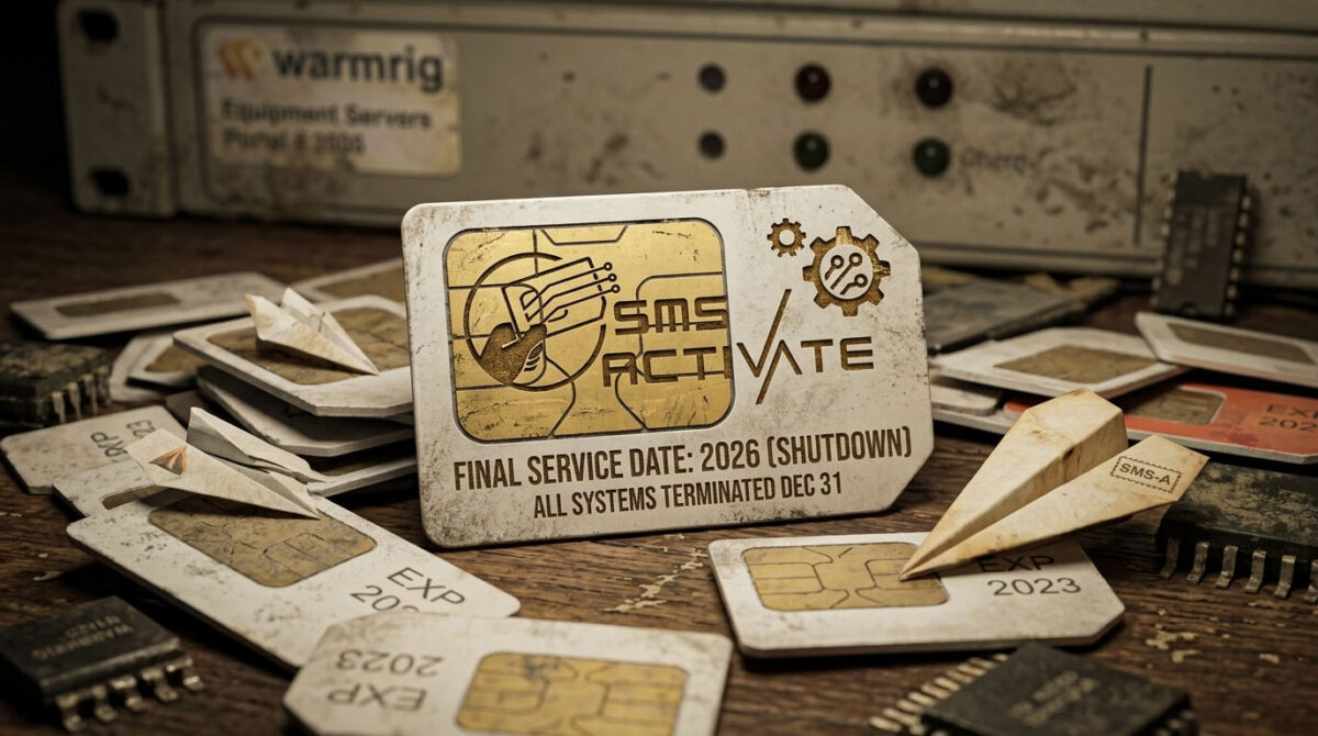 SMS-Activate Shuts Down