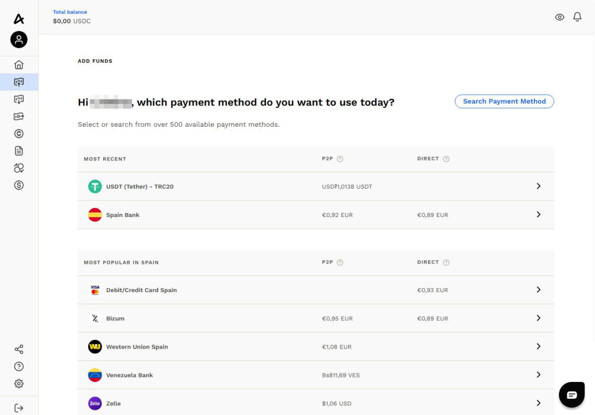 AirTM's virtual USD account — receive international payments as digital dollars, then cash out locally