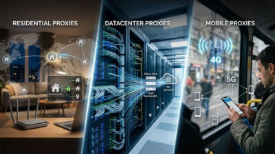Residential vs Datacenter vs Mobile Proxies