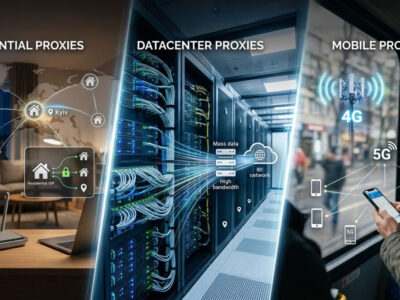 Residential vs Datacenter vs Mobile Proxies